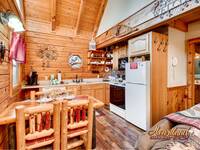 Full kitchen of this beautiful pet friendly cabin